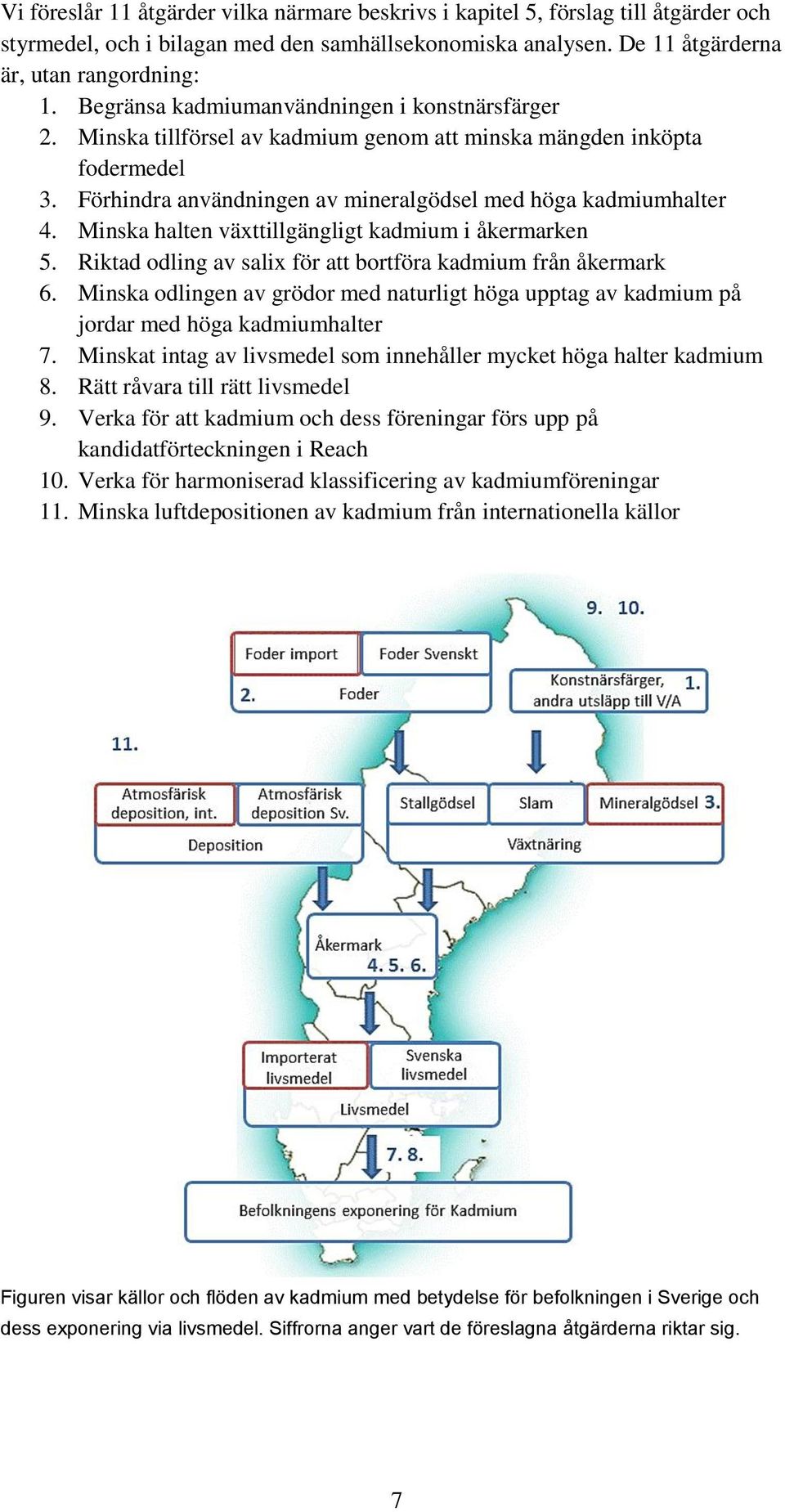 Minska halten växttillgängligt kadmium i åkermarken 5. Riktad odling av salix för att bortföra kadmium från åkermark 6.