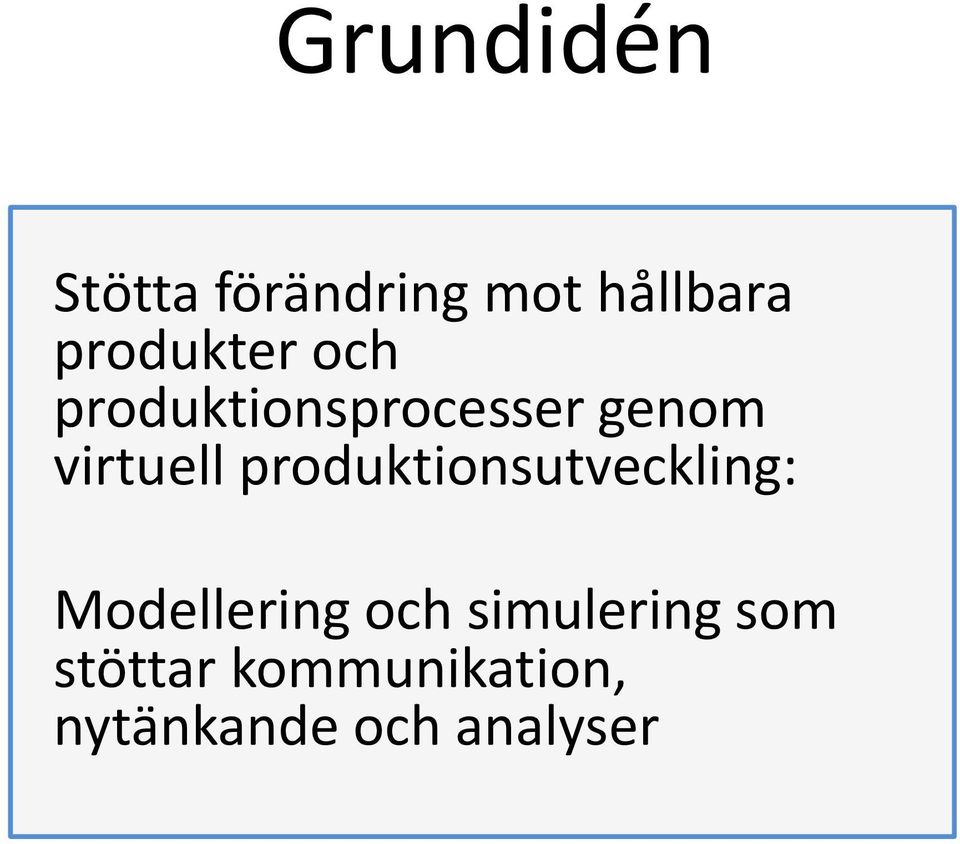 virtuell produktionsutveckling: Modellering och