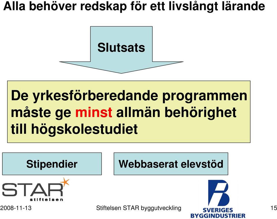 minst allmän behörighet till högskolestudiet