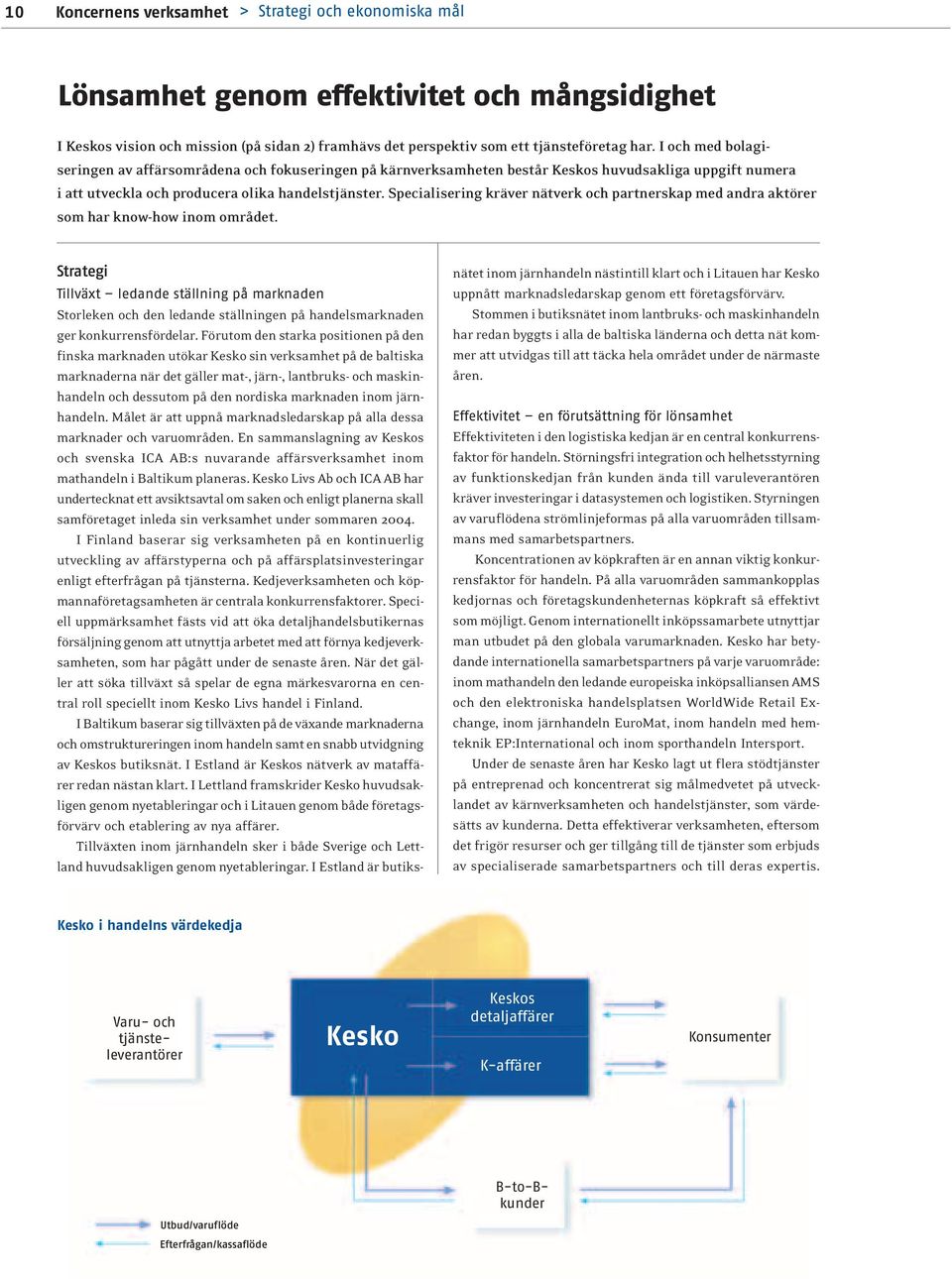 Specialisering kräver nätverk och partnerskap med andra aktörer som har know-how inom området.