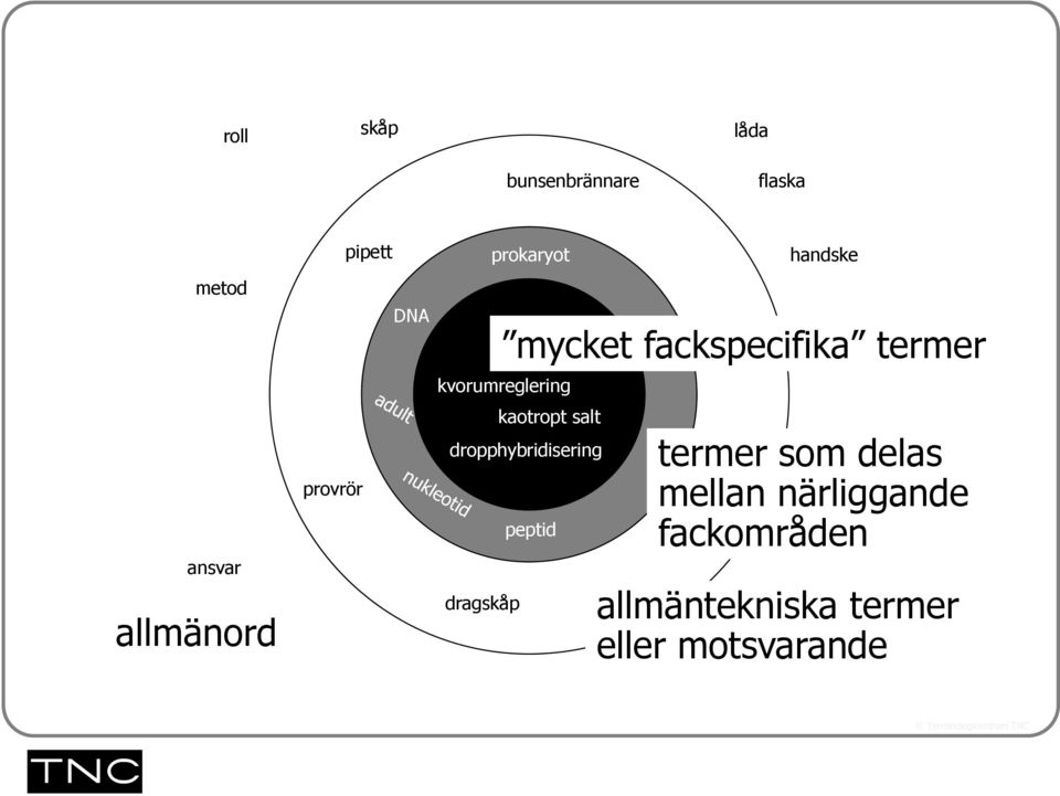 dragskåp kaotropt salt dropphybridisering peptid handske termer som