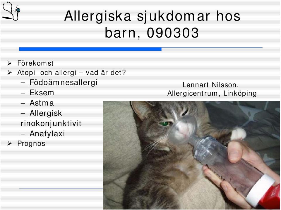 Födoämnesallergi Eksem Astma Allergisk