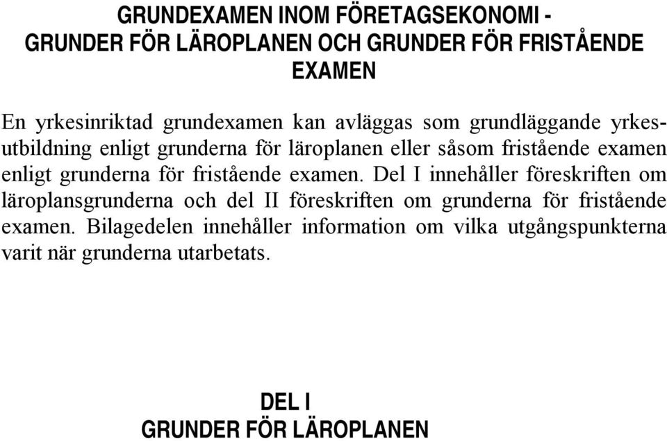 fristående examen.