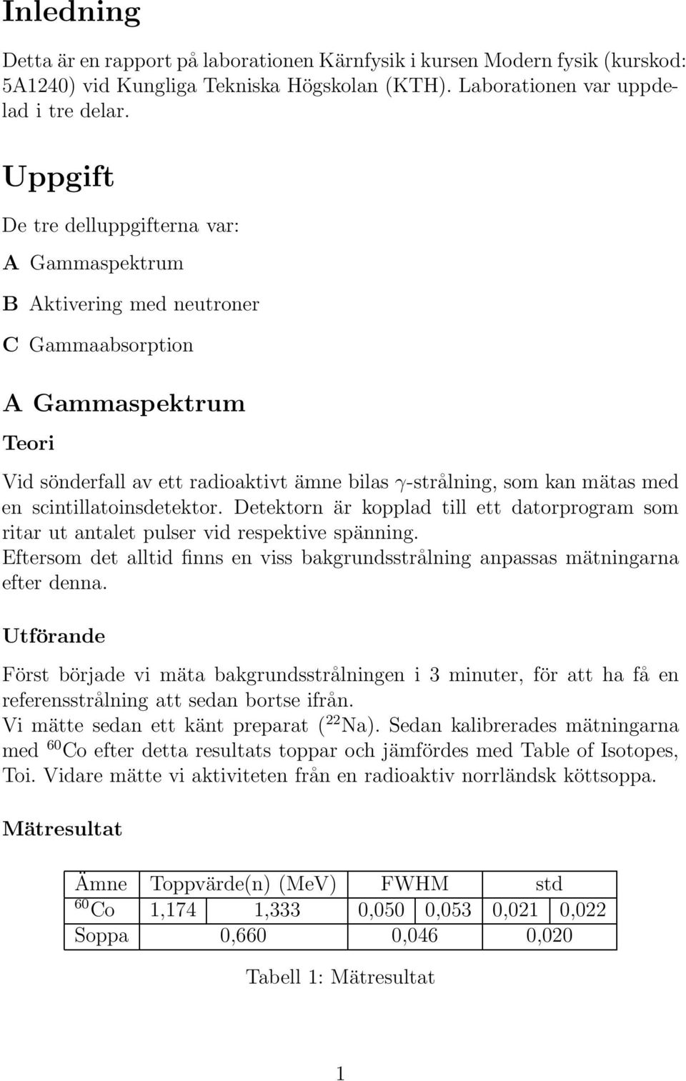 scintillatoinsdetektor. Detektorn är kopplad till ett datorprogram som ritar ut antalet pulser vid respektive spänning.