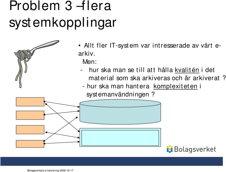 Men: - hur ska man se till att hålla kvalitén i det material som