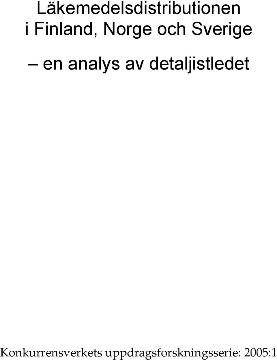 analys av detaljistledet