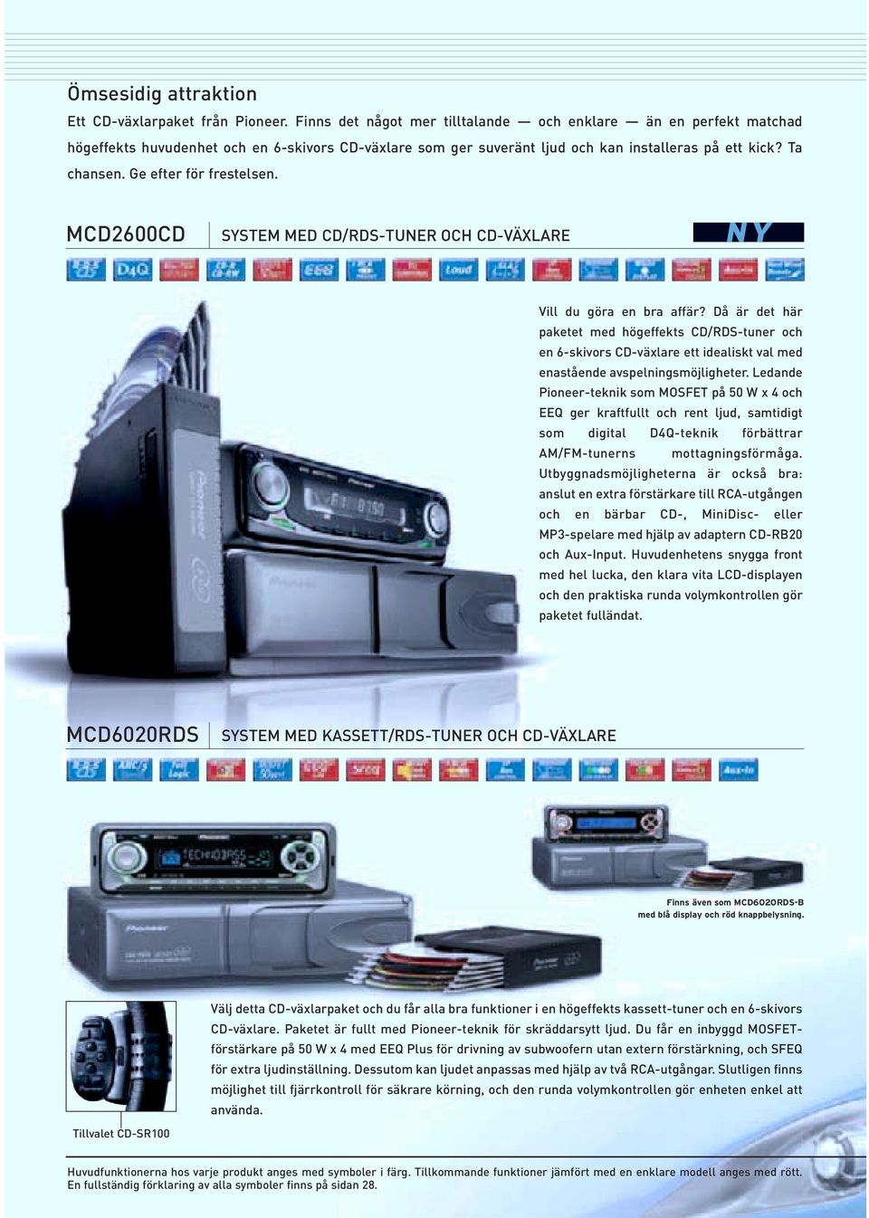 Ge efter för frestelsen. MCD600CD SYSTEM MED CD/RDS-TUNER OCH CD-VÄXLARE Vll du göra en bra affär?