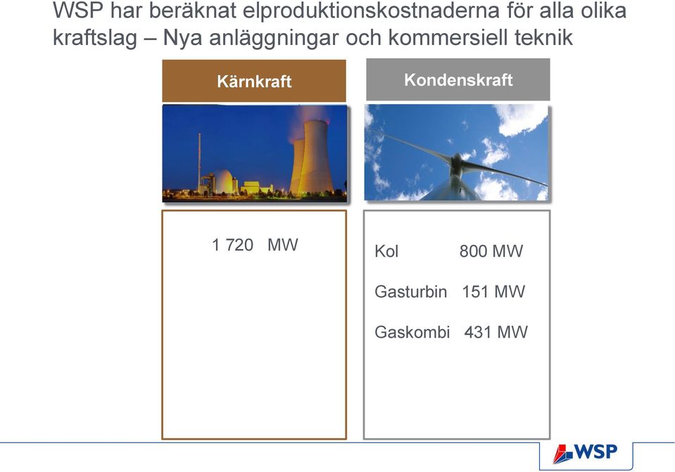 kommersiell teknik Kärnkraft Kondenskraft 1