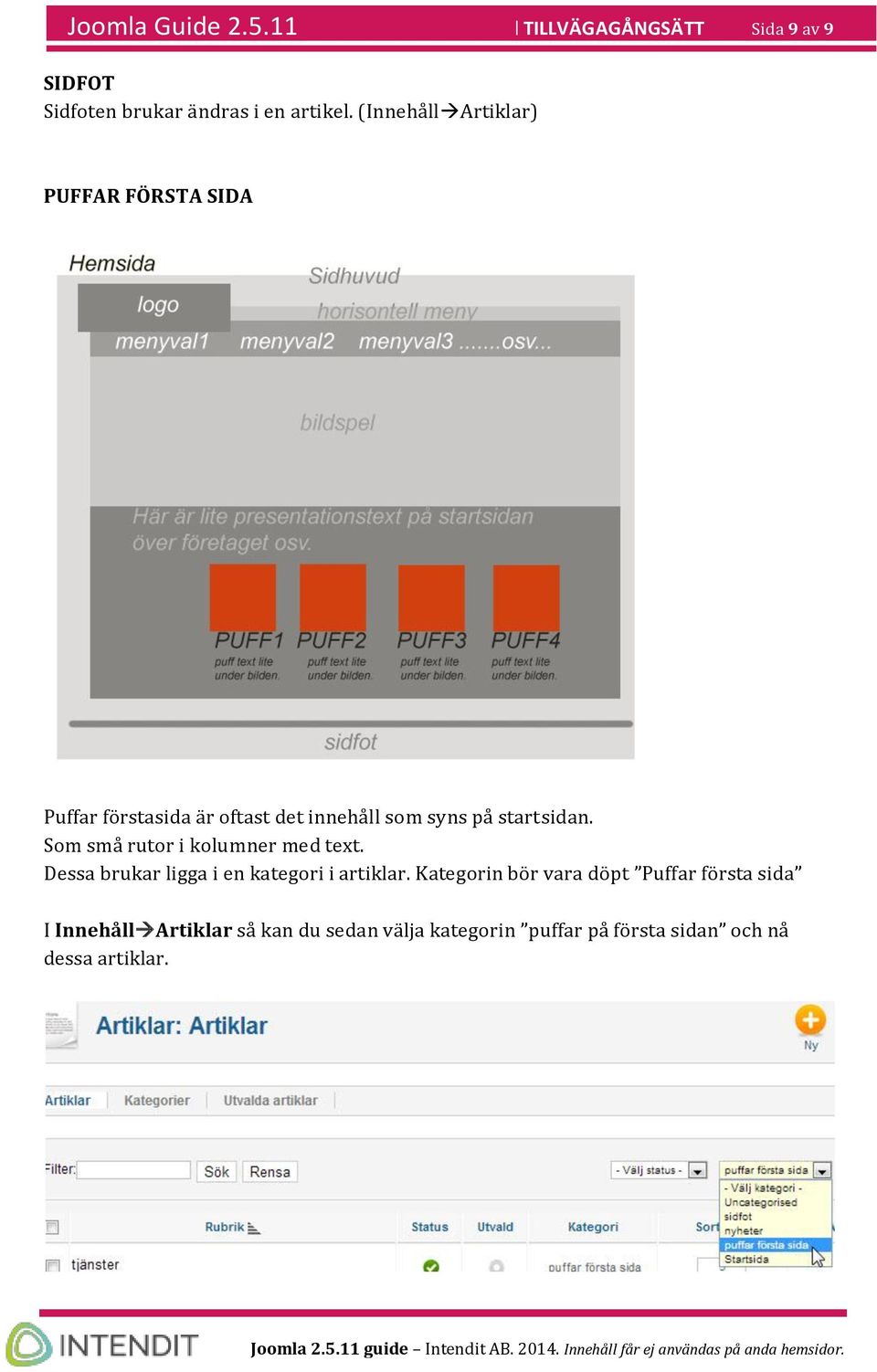 Som små rutor i kolumner med text. Dessa brukar ligga i en kategori i artiklar.