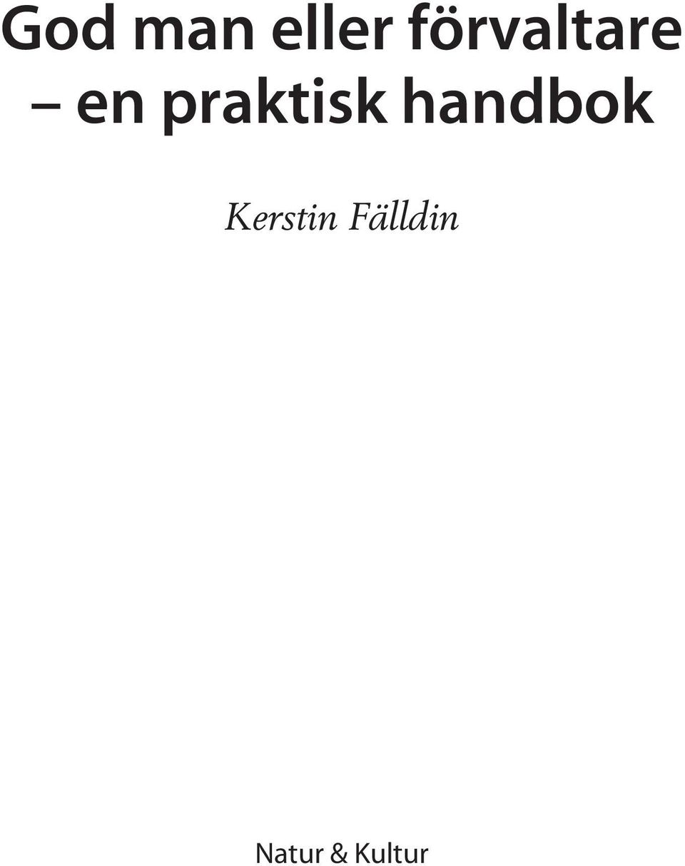 praktisk handbok