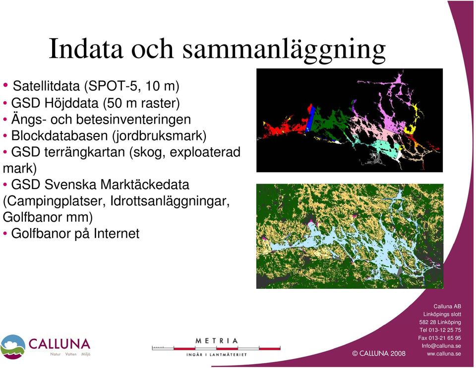 GSD terrängkartan (skog, exploaterad mark) GSD Svenska Marktäckedata