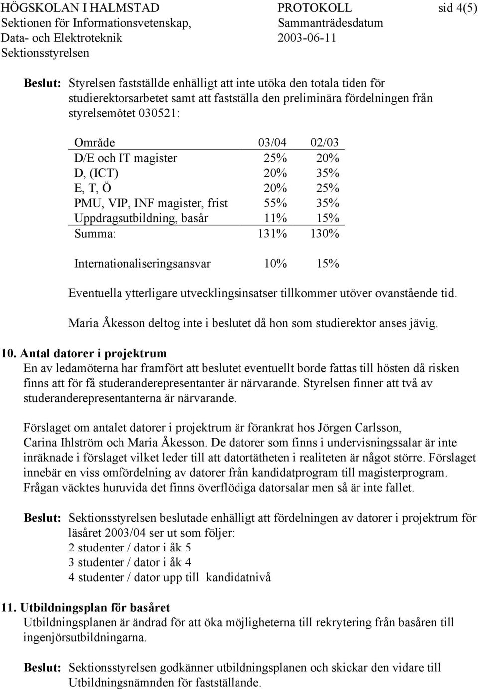 Internationaliseringsansvar 10%