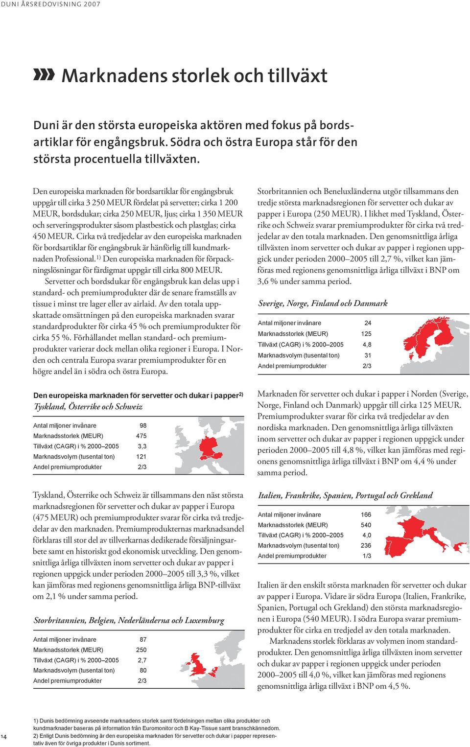 Duni är Europas ledande aktör inom. Innehåll. Detta är Duni - PDF ...