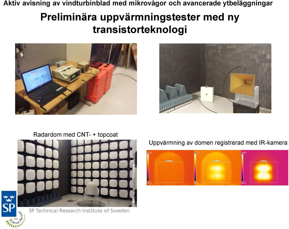 uppvärmningstester med ny transistorteknologi