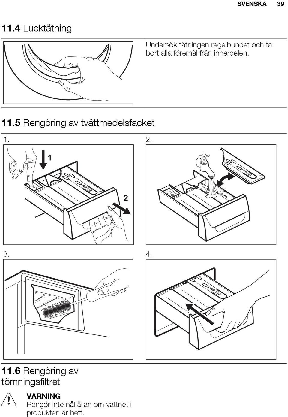 föremål från innerdelen. 11.