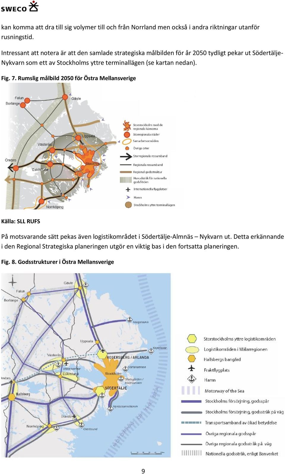 terminallägen (se kartan nedan). Fig. 7.