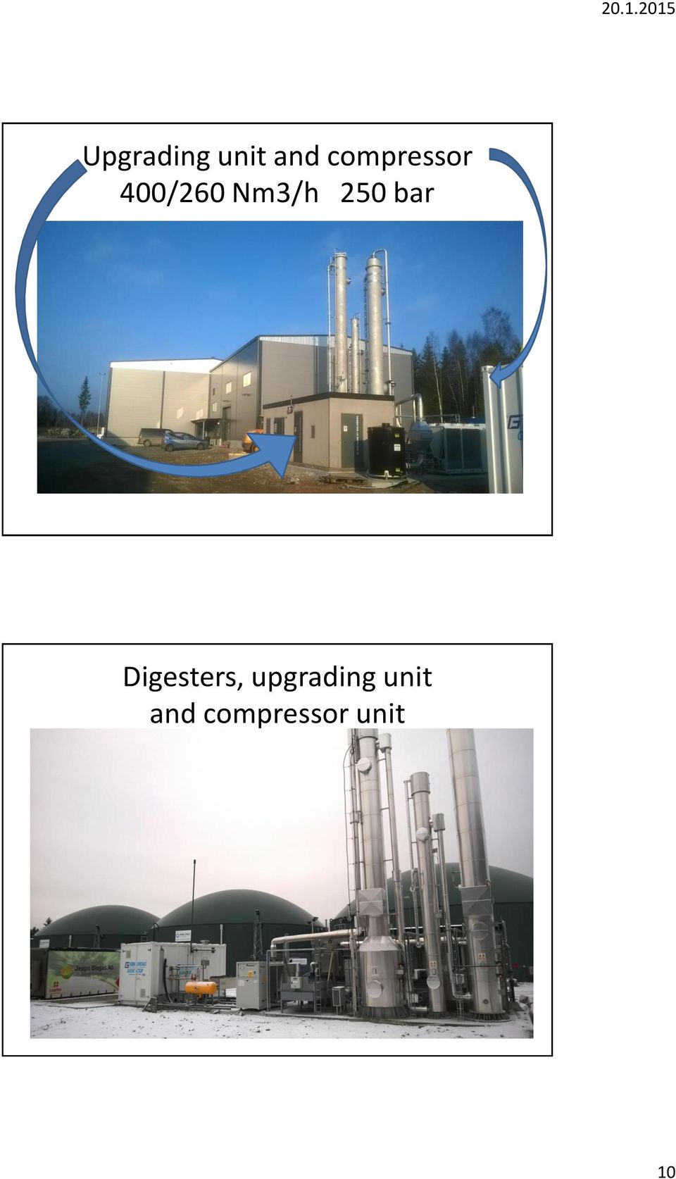 250 bar Digesters,