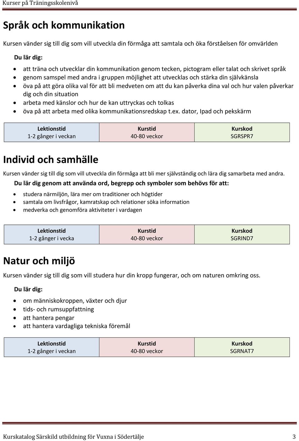 påverka dina val och hur valen påverkar dig och din situation arbeta med känslor och hur de kan uttryckas och tolkas öva på att arbeta med olika kommunikationsredskap t.ex.