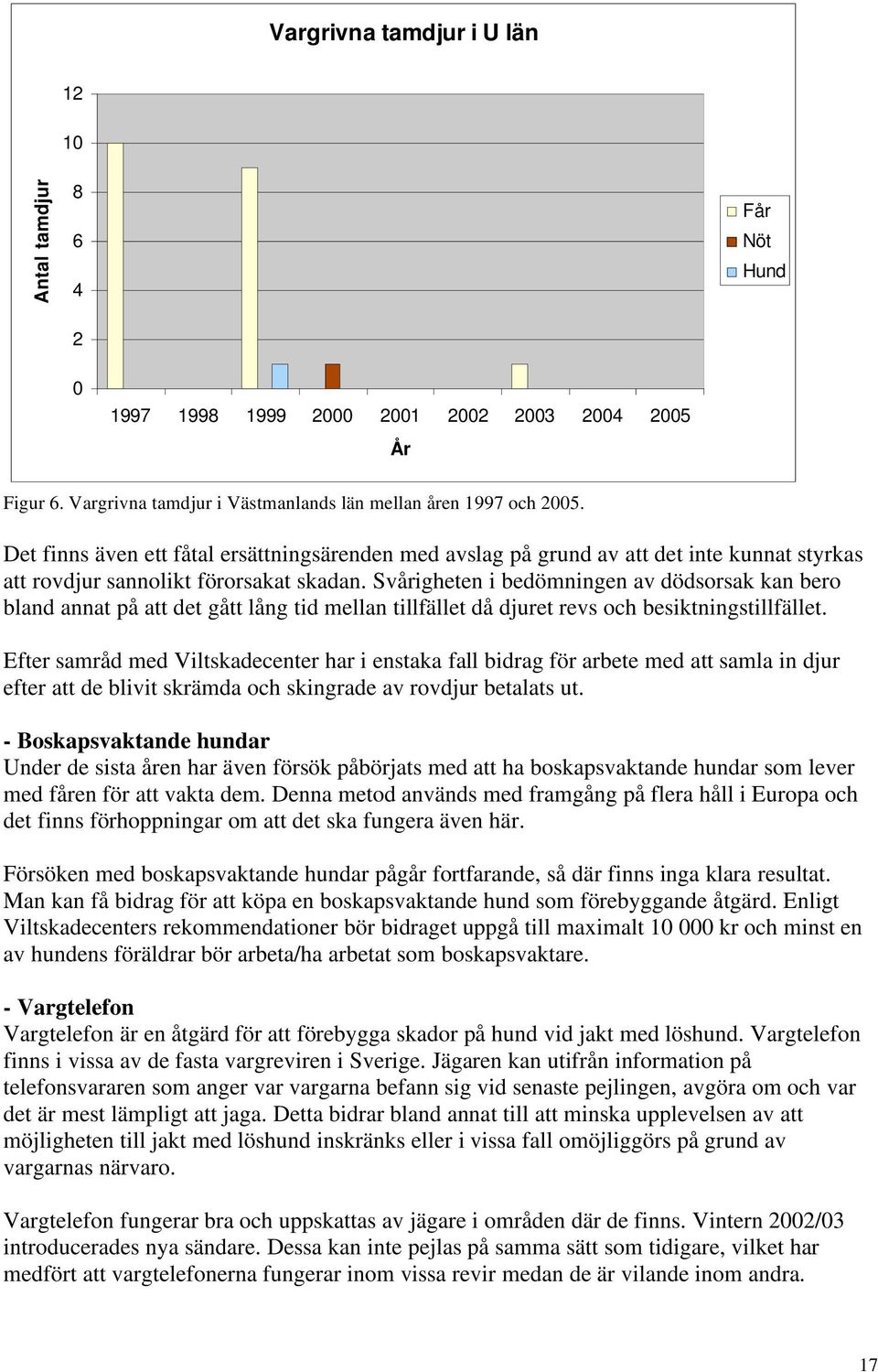 Svårigheten i bedömningen av dödsorsak kan bero bland annat på att det gått lång tid mellan tillfället då djuret revs och besiktningstillfället.