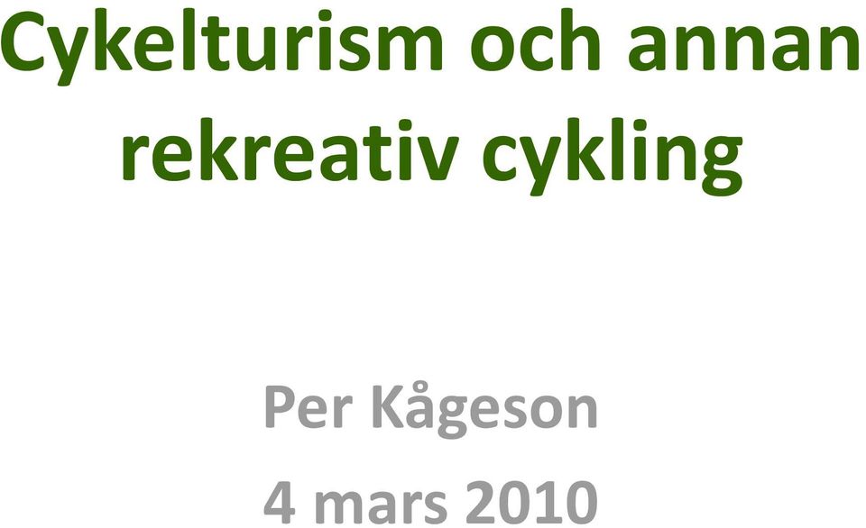 cykling Per