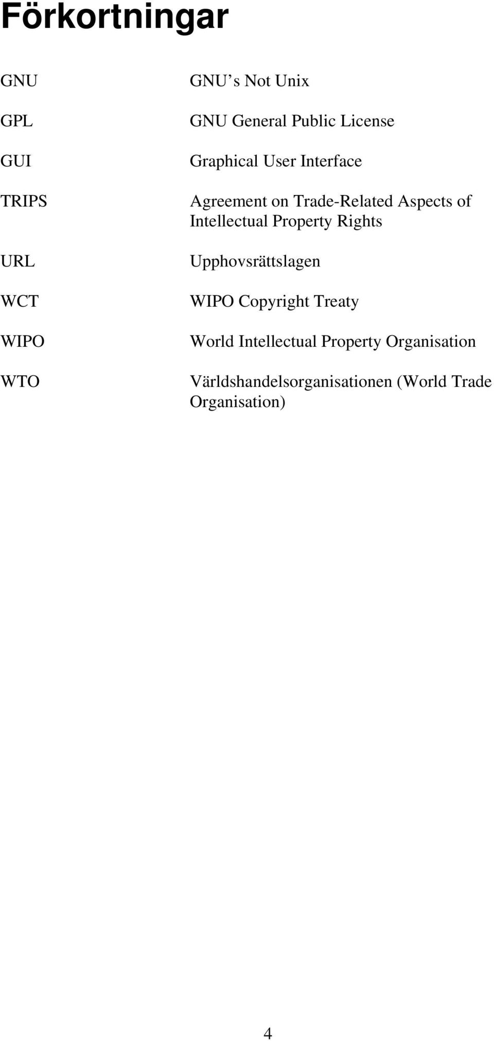 Intellectual Property Rights Upphovsrättslagen WIPO Copyright Treaty World