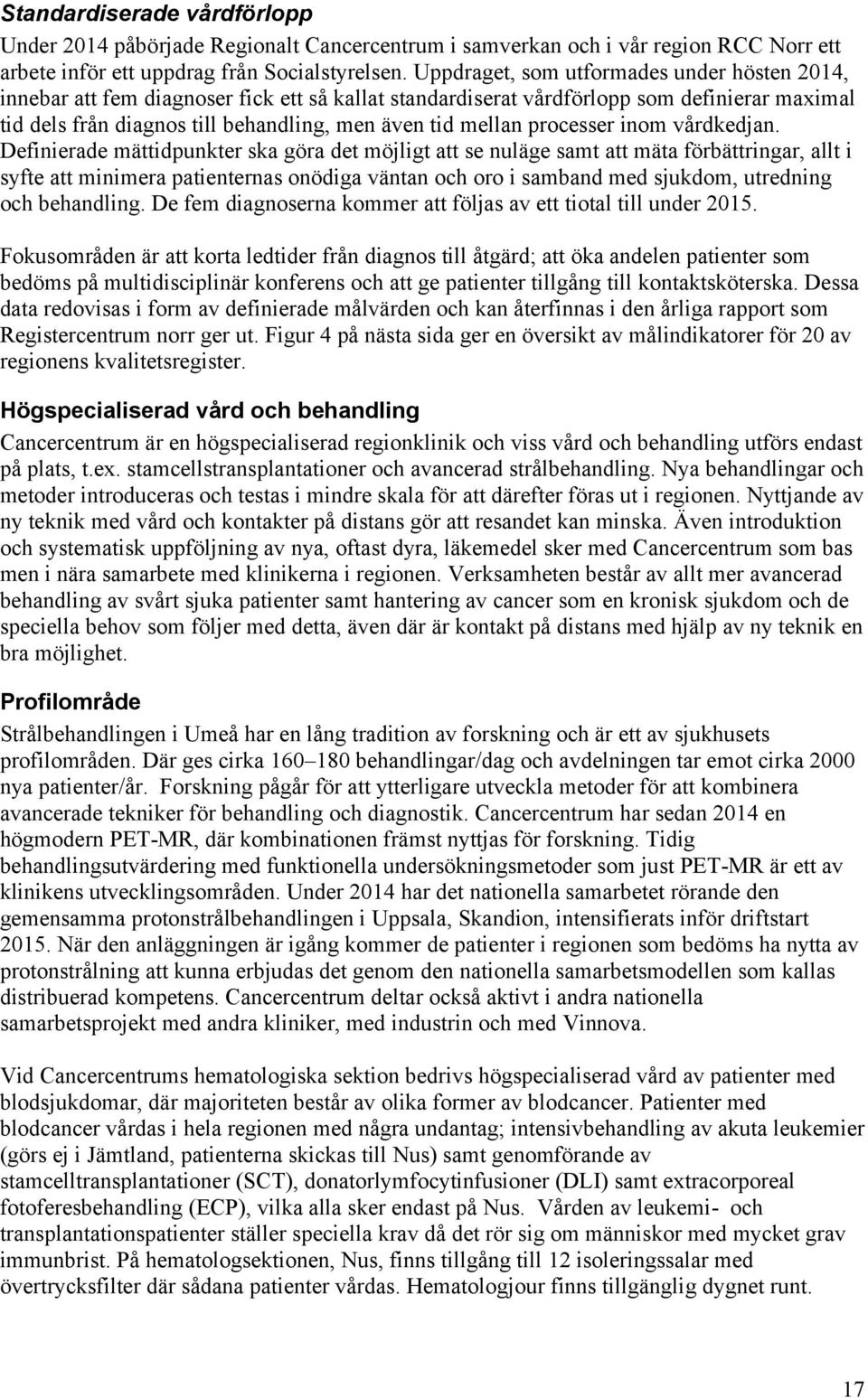 processer inom vårdkedjan.