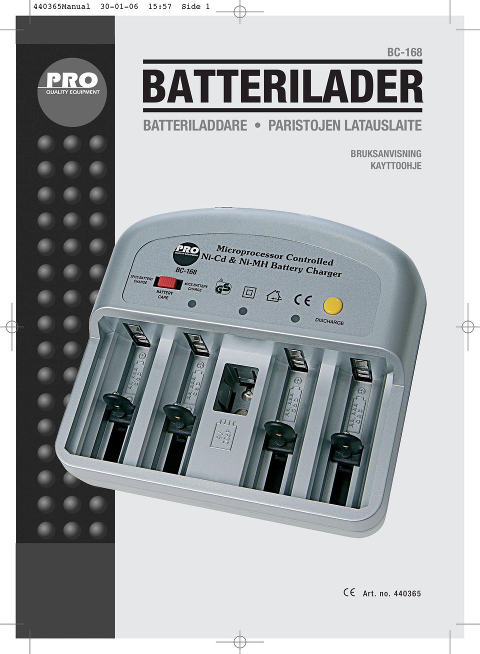 BATTERILADDARE PARISTOJEN