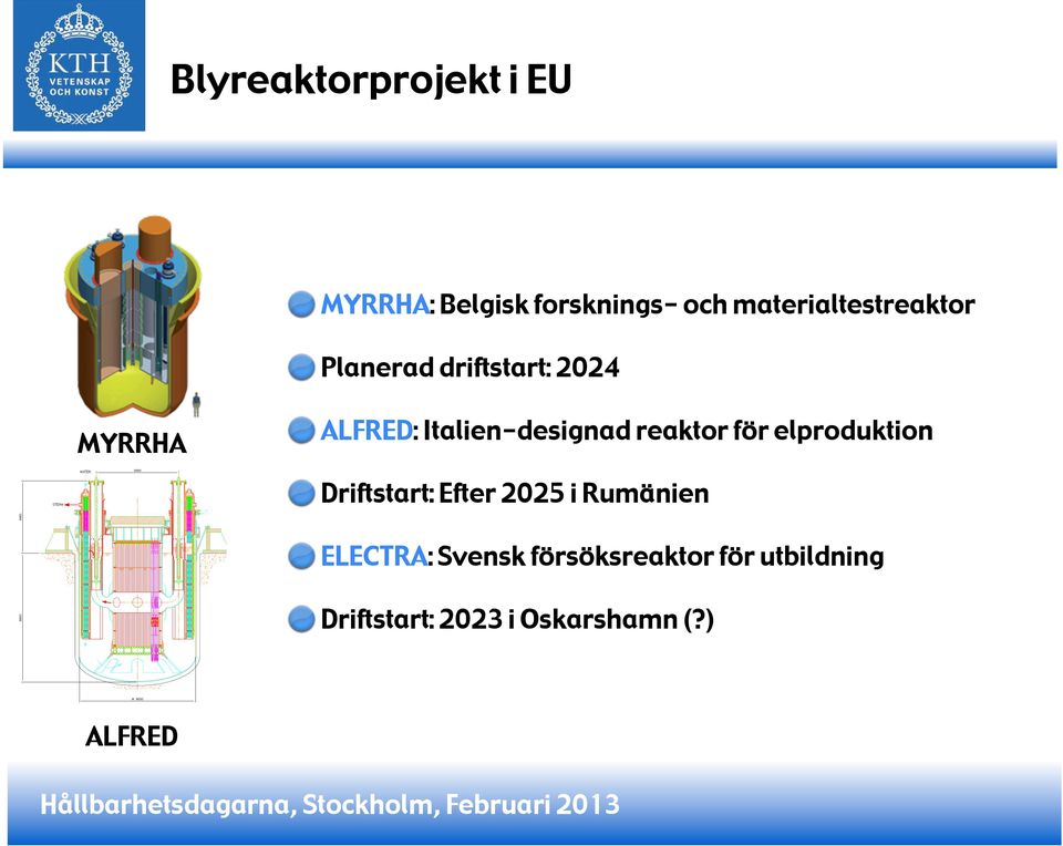 Italien-designad reaktor för elproduktion Driftstart: Efter 2025 i