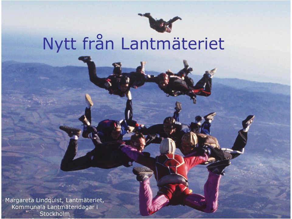 Lantmäteriet, 1 Kommunala