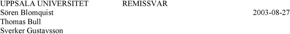 Blomquist 2003-08-27
