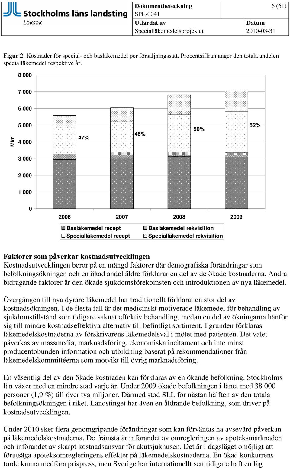 som påverkar kostnadsutvecklingen Kostnadsutvecklingen beror på en mängd faktorer där demografiska förändringar som befolkningsökningen och en ökad andel äldre förklarar en del av de ökade