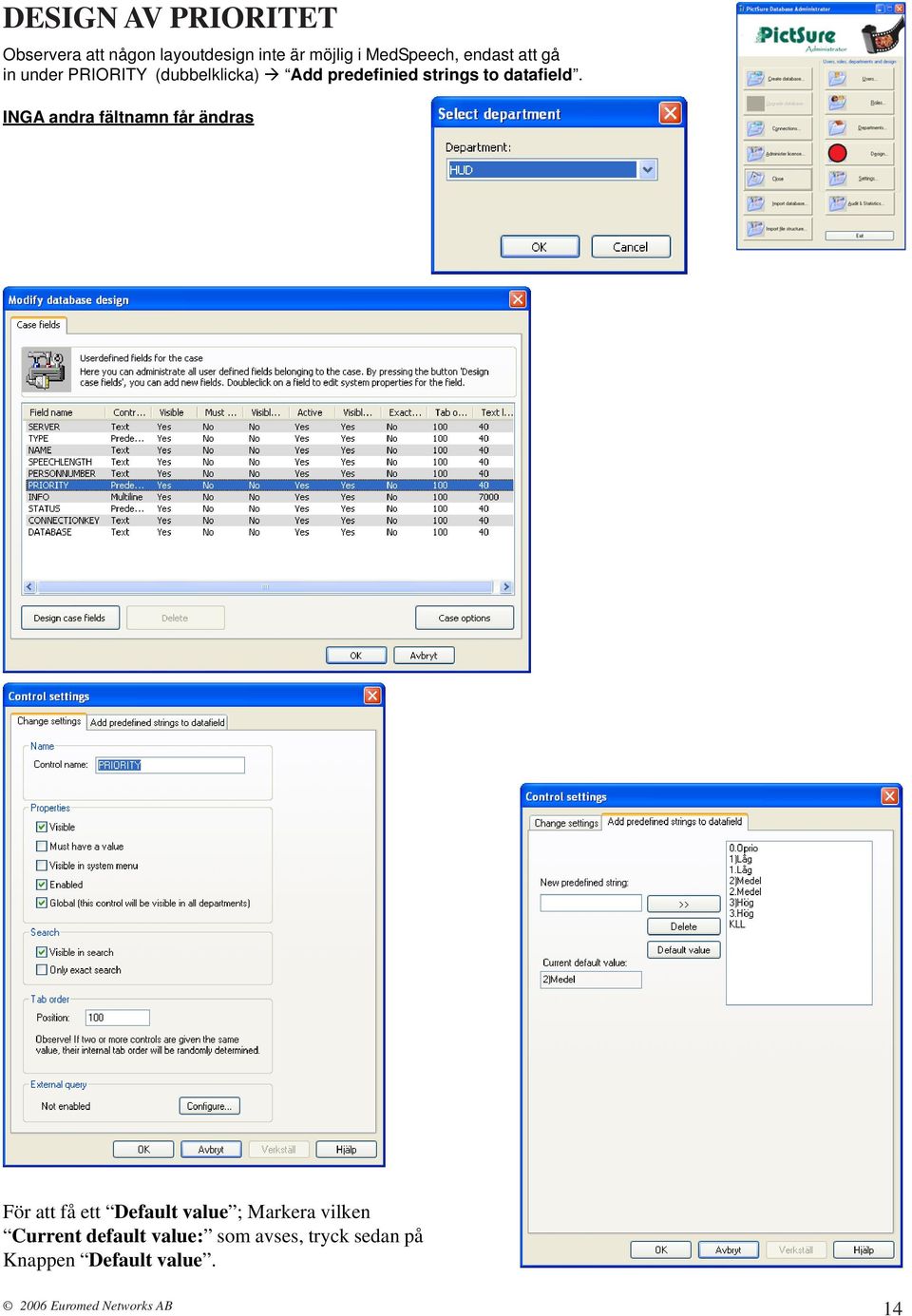 strings to datafield.