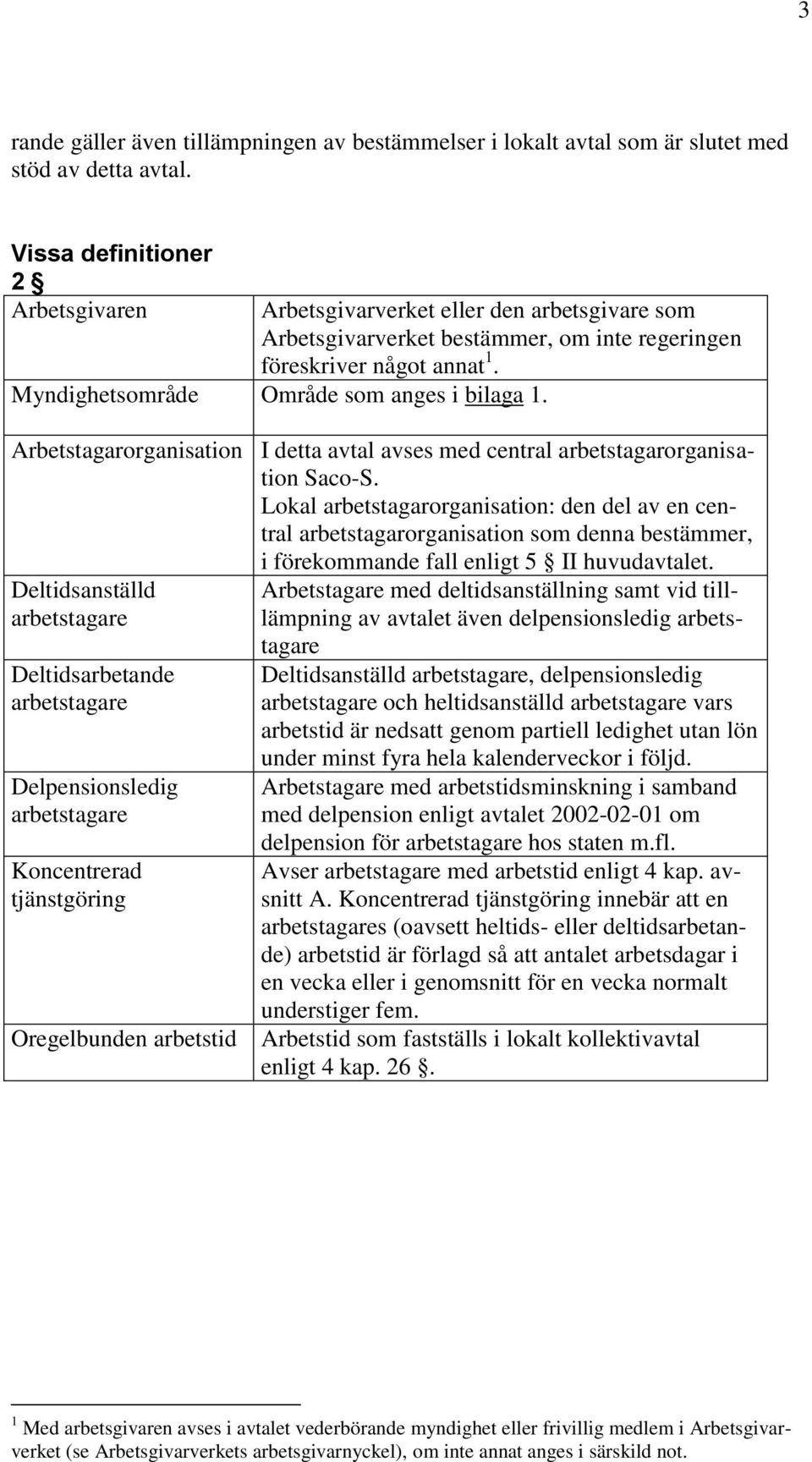 Arbetstagarorganisation I detta avtal avses med central arbetstagarorganisation Saco-S.