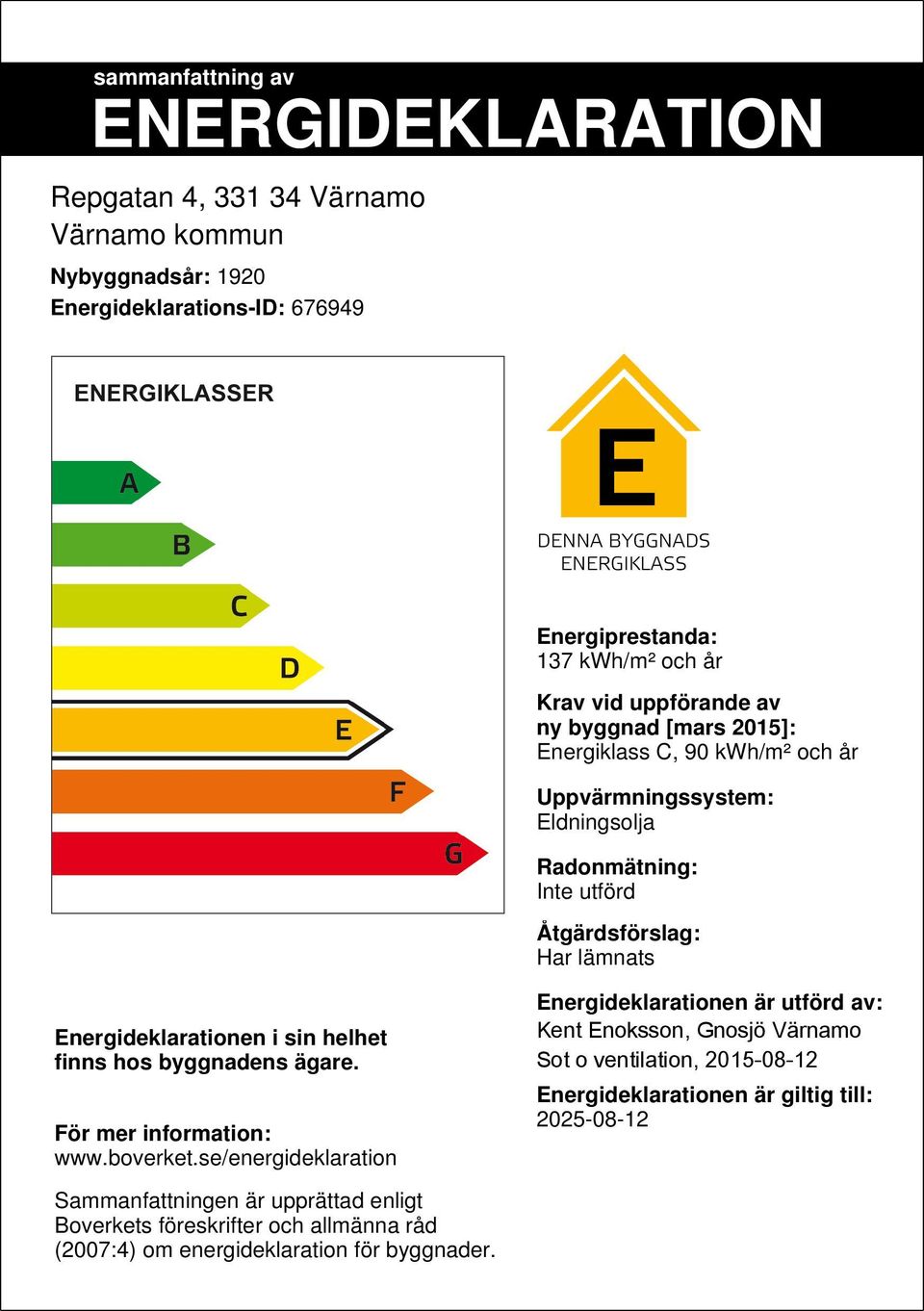 i sin helhet finns hos byggnadens ägare. För mer information: www.boverket.