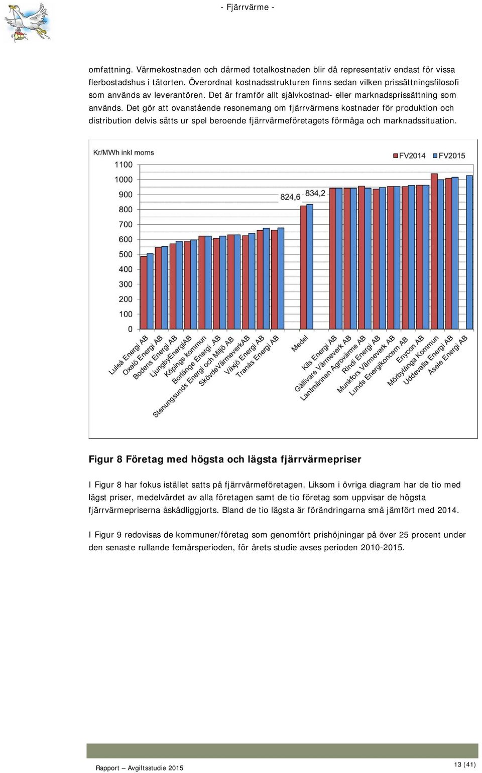 Det gör att ovanstående resonemang om fjärrvärmens kostnader för produktion och distribution delvis sätts ur spel beroende fjärrvärmeföretagets förmåga och marknadssituation.