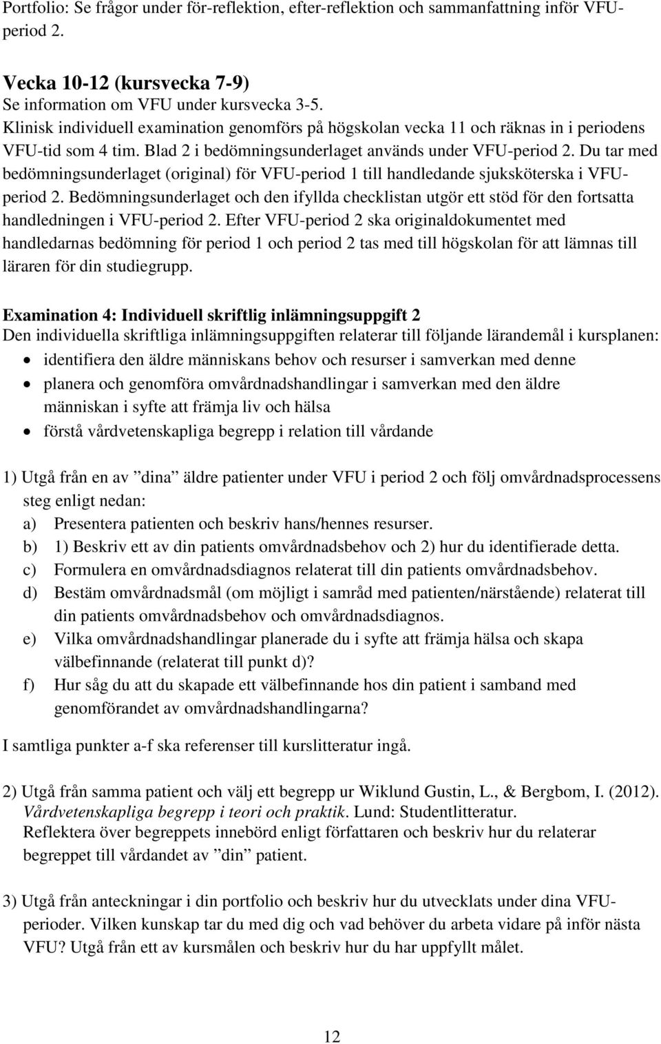 vårdvetenskapliga begrepp