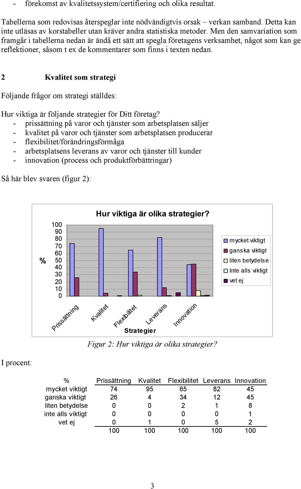 Men den samvariation som framgår i tabellerna nedan är ändå ett sätt att spegla företagens verksamhet, något som kan ge reflektioner, såsom t ex de kommentarer som finns i texten nedan.