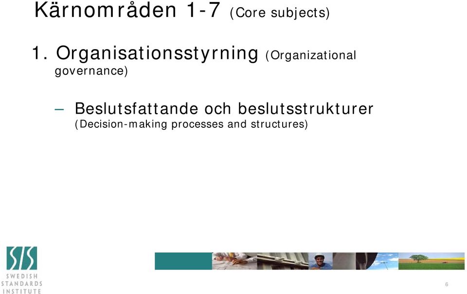governance) Beslutsfatte och