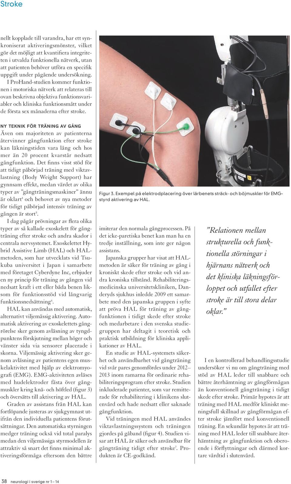 I ProHand-studien kommer funktionen i motoriska nätverk att relateras till ovan beskrivna objektiva funktionsvariabler och kliniska funktionsmått under de första sex månaderna efter stroke.