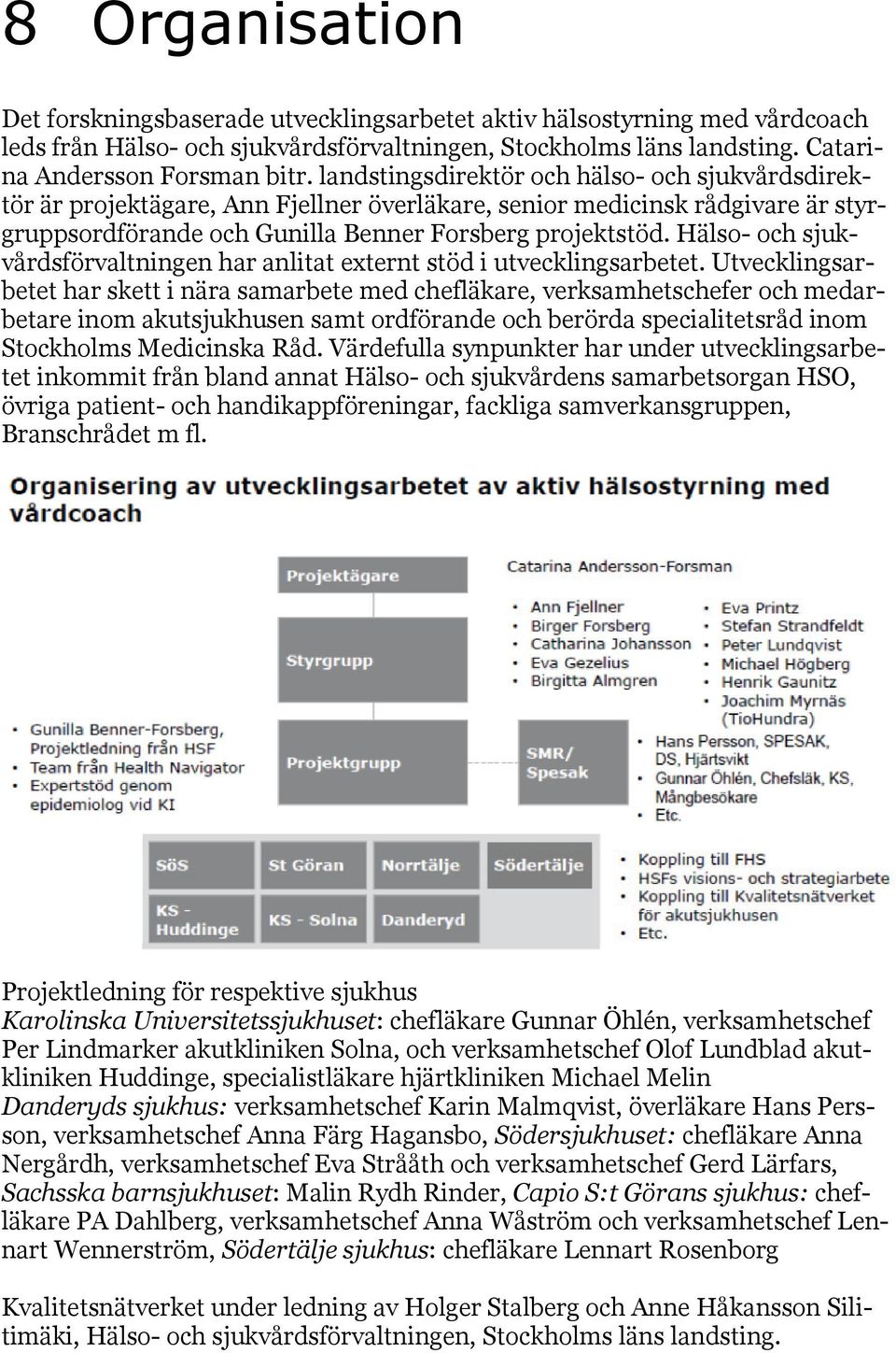 Hälso- och sjukvårdsförvaltningen har anlitat externt stöd i utvecklingsarbetet.