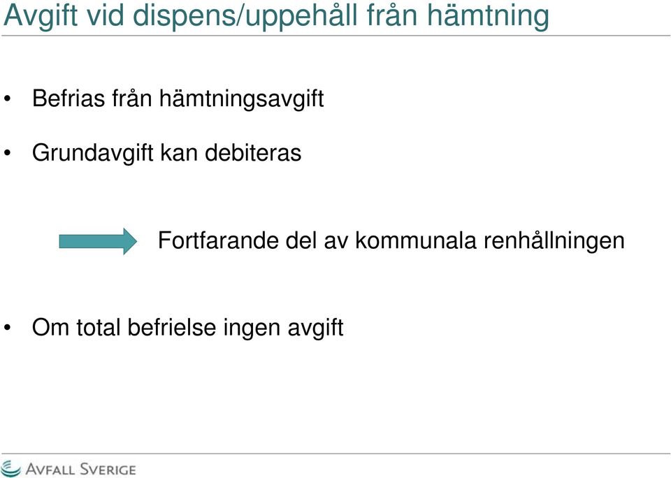 kan debiteras Fortfarande del av kommunala