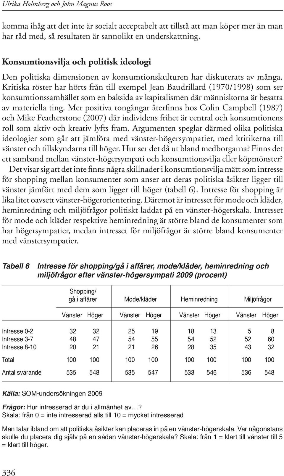 Kritiska röster har hörts från till exempel Jean Baudrillard (1970/1998) som ser konsumtionssamhället som en baksida av kapitalismen där människorna är besatta av materiella ting.