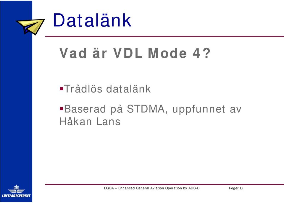 Trådlös datalänk