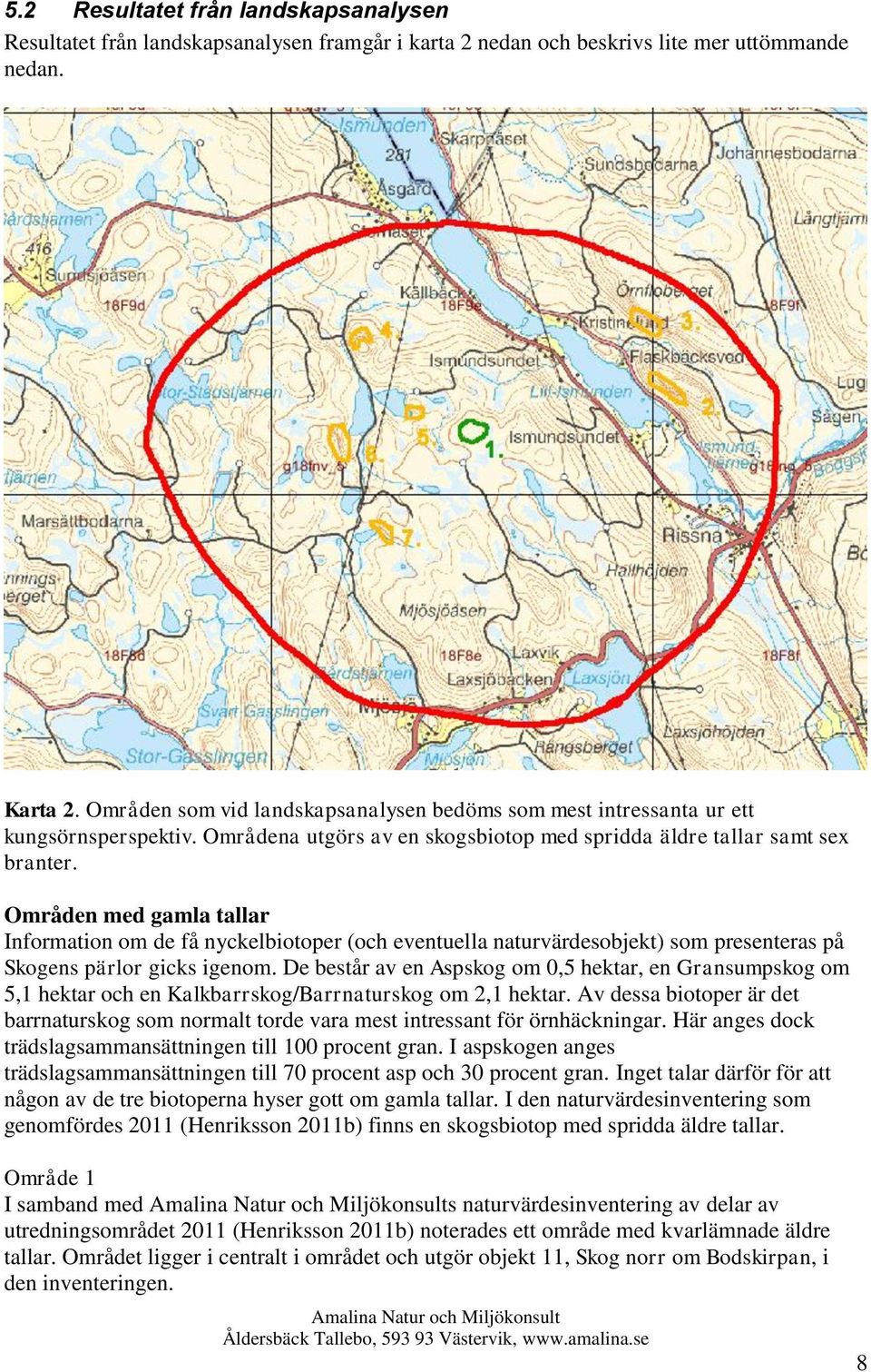 Områden med gamla tallar Information om de få nyckelbiotoper (och eventuella naturvärdesobjekt) som presenteras på Skogens pärlor gicks igenom.