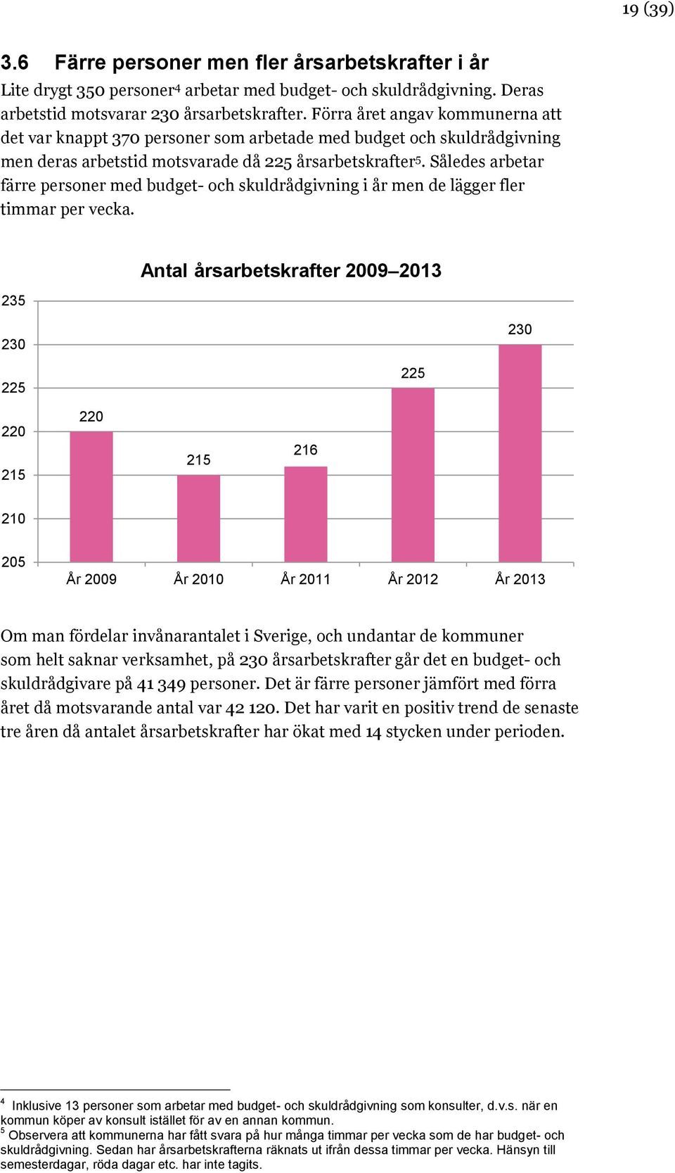 Således arbetar färre personer med budget- och skuldrådgivning i år men de lägger fler timmar per vecka.