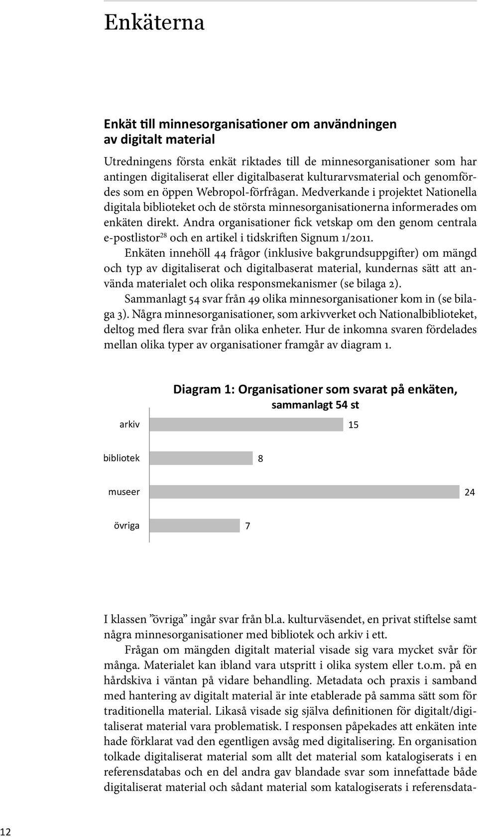 Andra organisationer fick vetskap om den genom centrala e-postlistor 28 och en artikel i tidskriften Signum 1/2011.