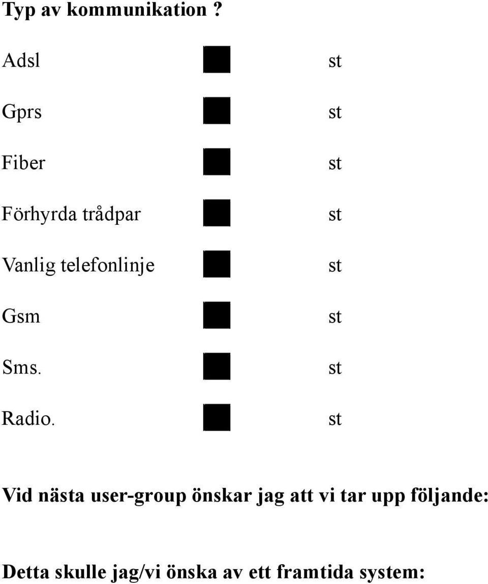 telefonlinje Gsm Sms. Radio.