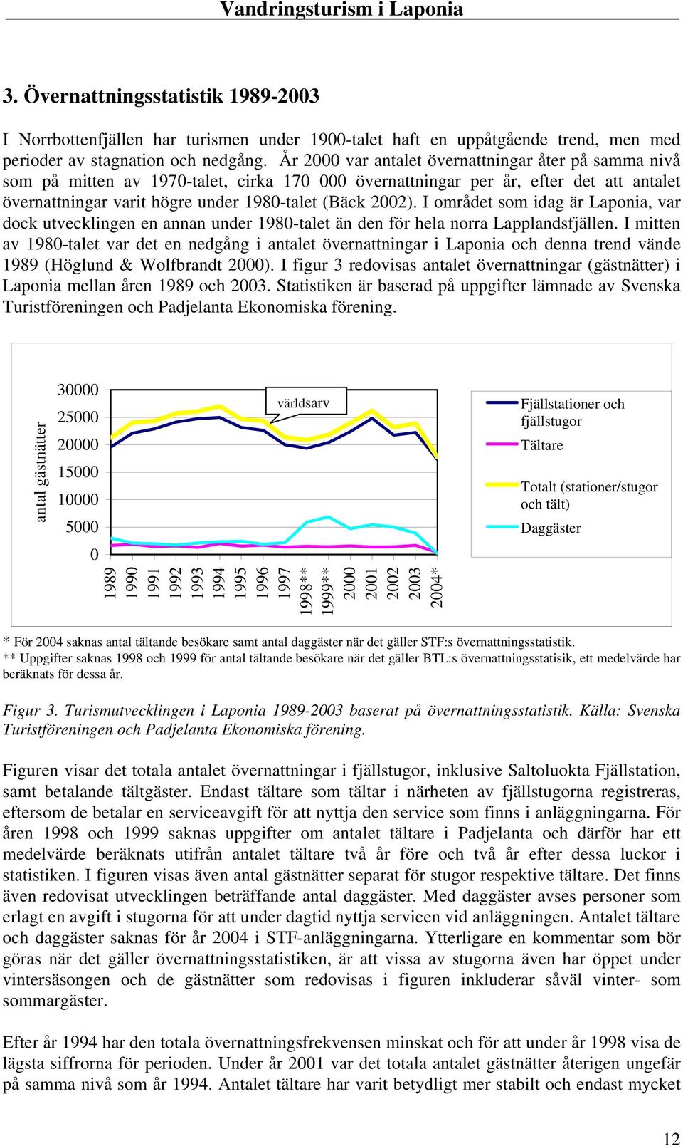 I området som idag är Laponia, var dock utvecklingen en annan under 1980-talet än den för hela norra Lapplandsfjällen.