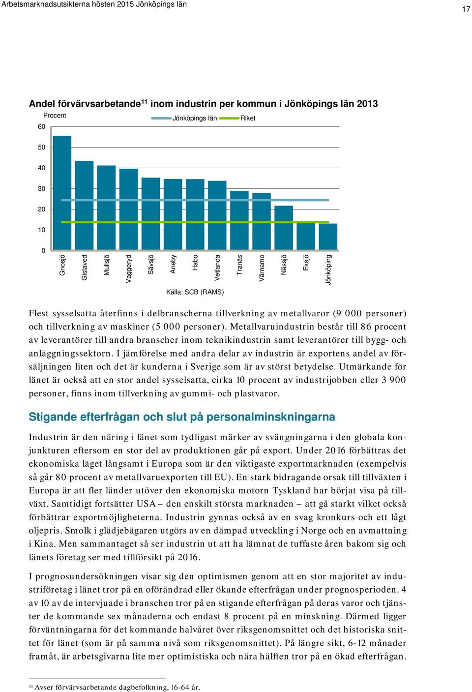 Metallvaruindustrin består till 86 procent av leverantörer till andra branscher inom teknikindustrin samt leverantörer till bygg- och anläggningssektorn.