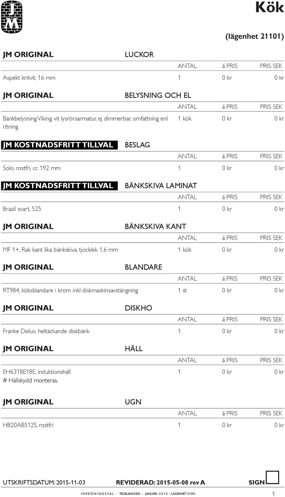 Detta innebär att BÄNKSKIVA KANT MF 1+, Rak kant lika bänkskiva, tjocklek 1,6 mm 1 kök BLANDARE äggs hela beloppet RT984, inom köksblandare i krom